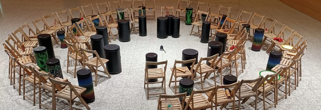 Taller de percusión escuelas