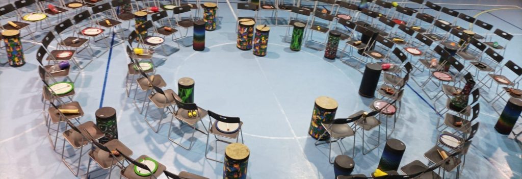 Taller de percusión escuelas