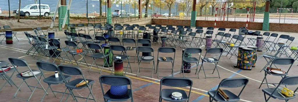 Taller de percusión escuelas